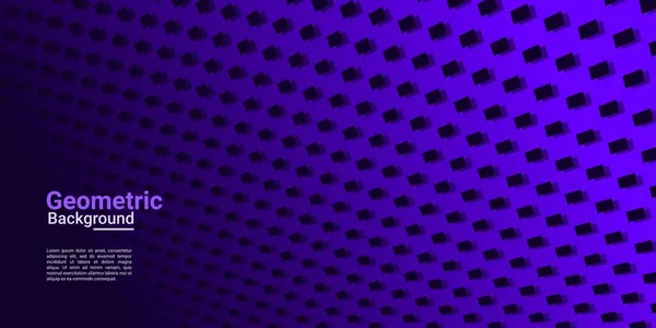 Fond Décoratif Abstrait Aux Formes Géométriques Dégradées Violettes Convient Aux — Image vectorielle