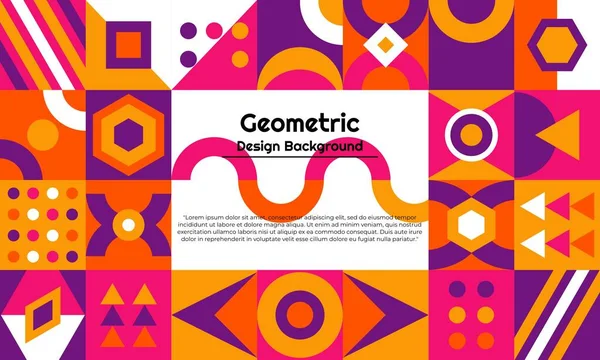 Sfondo Geometrico Astratto Con Design Minimale Adatto Banner Manifesti Volantini — Vettoriale Stock