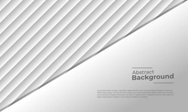 Abstract Background Gray White Line Geometric Shape Pattern Suitable Banner — Stock Vector