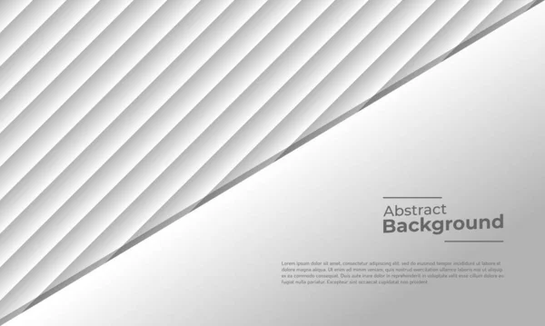 Fondo Abstracto Con Patrón Forma Geométrica Línea Gris Blanca Conveniente — Archivo Imágenes Vectoriales