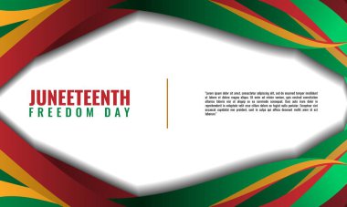 Haziran Bağımsızlık Günü 'nüz kutlu olsun. Özgürlük ya da Özgürlük Günü arkaplan tasarımı