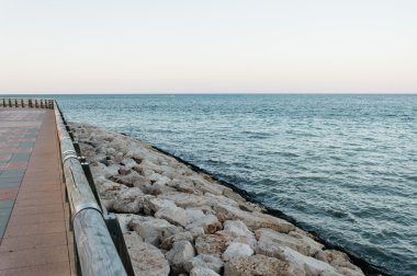 Deniz manzarası gezinti