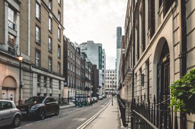 Londra'nın boş sokak