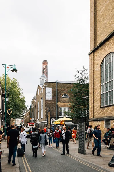 Brick lane widok — Zdjęcie stockowe