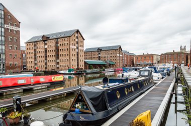 Günbatımı limanda Gloucester