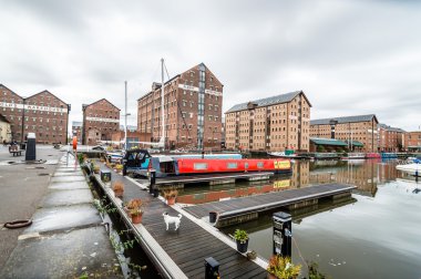Günbatımı limanda Gloucester