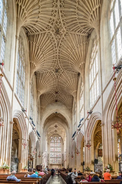 Interior de la Abadía de Bath — Foto de Stock