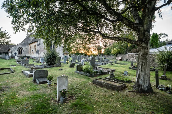 Chiesa al tramonto — Foto Stock