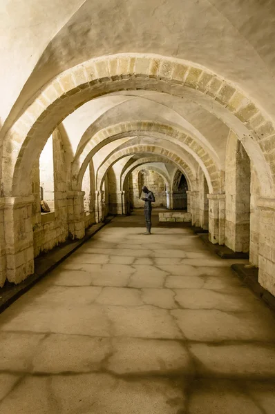 Cripta da Catedral de Winchester — Fotografia de Stock