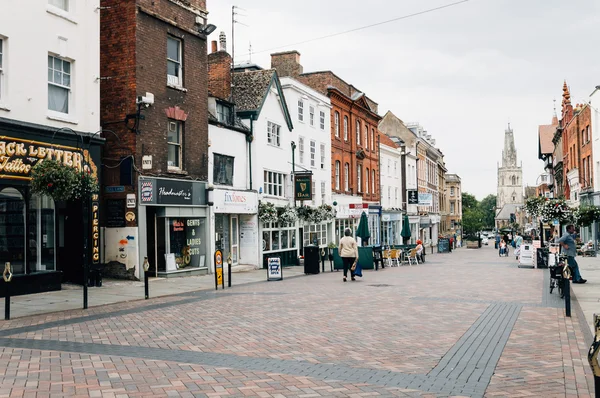 Pedestrian street in Gloucester — Stock Photo, Image