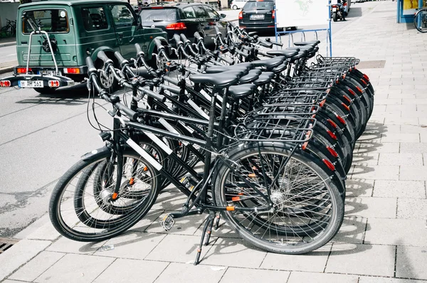 Rowery do wynajęcia w Monachium — Zdjęcie stockowe