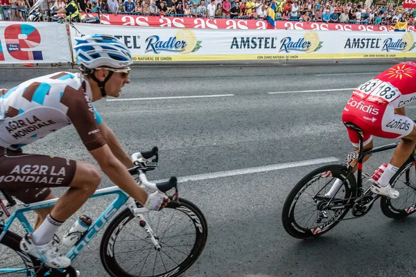 Cyklista závodu La Vuelta — Stock fotografie