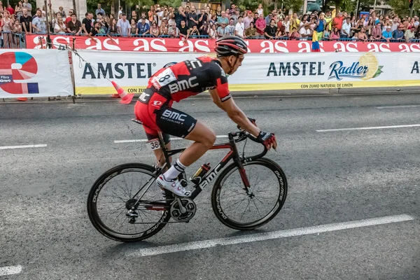 Cyklist ras La Vuelta — Stockfoto