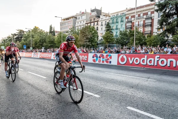 Cyklista závodu La Vuelta — Stock fotografie