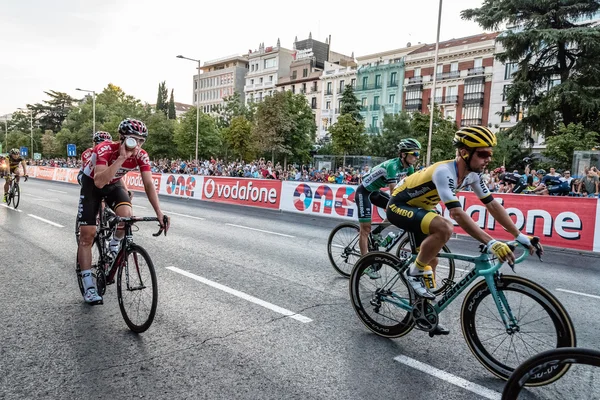 Cyklista závodu La Vuelta — Stock fotografie