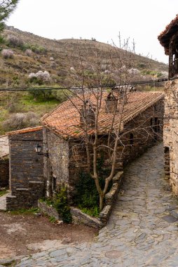 Traditional rural village house in Patones, Spain