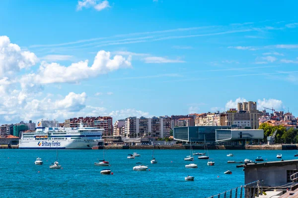 Santander Körfezi 'nin panoramik manzarası
