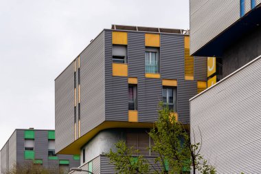 Madrid 'in Ecobulevar bölgesinde modern sosyal konutlar