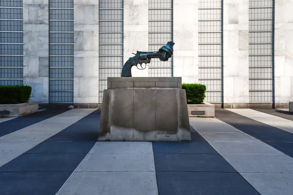 Az Egyesült Nemzetek székháza New Yorkban — Stock Fotó
