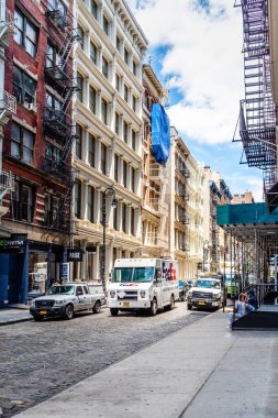 New York, Soho 'daki Mercer Caddesi.
