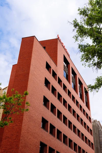 Bankinterbankens huvudkontor i Castellana i madrid — Stockfoto