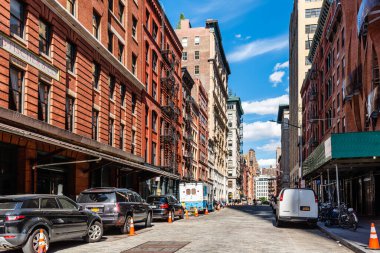 New York, Tribeca 'da sokak sahnesi