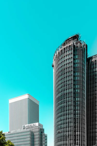マドリードのAZCA Financial Districtにあるモダンなオフィスビル — ストック写真