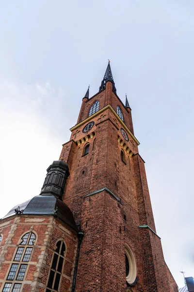 Tower of the church of Riddarholmen in Stockholm — Stock Photo, Image