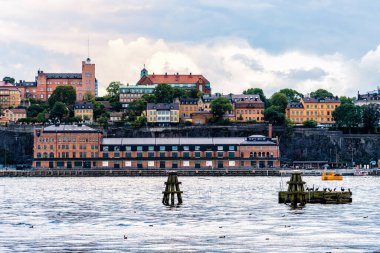 Stockholm 'deki Sodermalm rıhtımındaki Fotografiska Müzesi