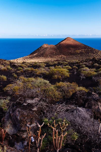 Vulkaan sintelkegel op het eiland La Palma — Stockfoto