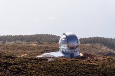 Roque De Los Muchachos Astronomical Observatory, La Palma. Gran Telescopio Canarias clipart