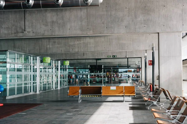 Терминал аэропорта Ла-Пальма — стоковое фото