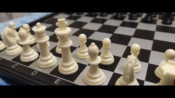 Hrací Deska Šachy Šachy — Stock fotografie