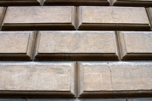 Fasad Volymetrisk Struktur Närbild Stenar — Stockfoto
