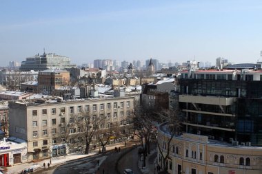 Ukrayna, Odessa sokaklarının hava manzarası