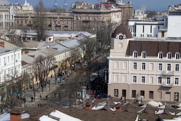 Ukrayna, Odessa sokaklarının hava manzarası