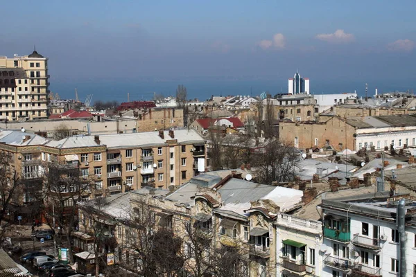 ウクライナオデッサの街の空中ビュー — ストック写真