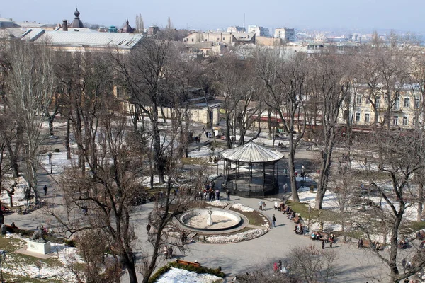 Vista Aérea Das Ruas Odessa Ucrânia — Fotografia de Stock