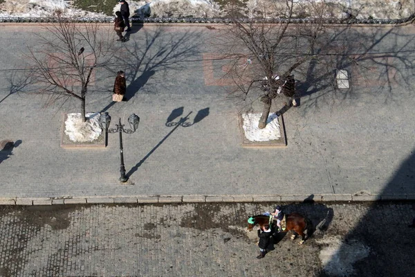 Vista Aérea Das Ruas Odessa Ucrânia — Fotografia de Stock