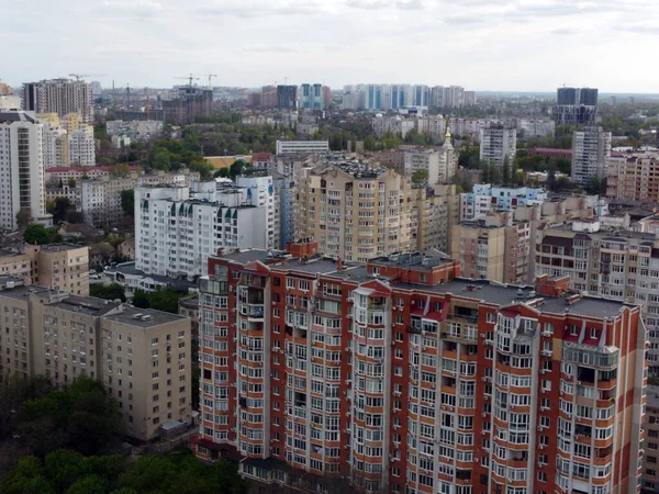 High Rise Multi Storey Residential Buildings View Drone — Stock Photo, Image