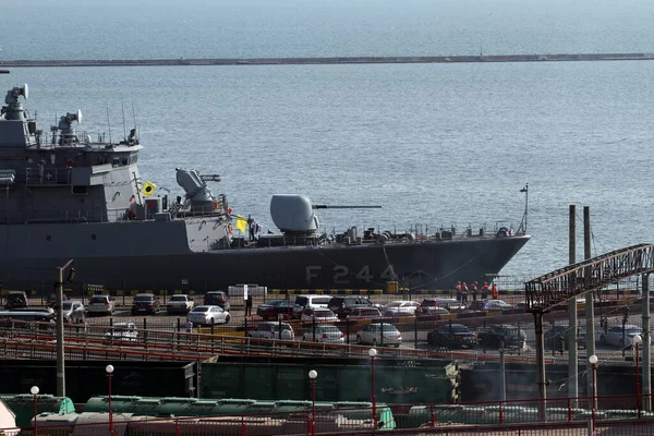 Odessa Ukrainejuly 2021 Combat Ships Nato Countries Port Odessa Exercises — Stock Photo, Image
