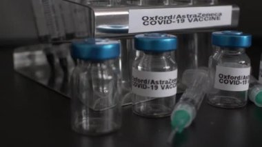 Boş Oxford Astrazeneca Depyrogenated ve Steril Viral for Covid 19 Aşı. Sağa Kaydır