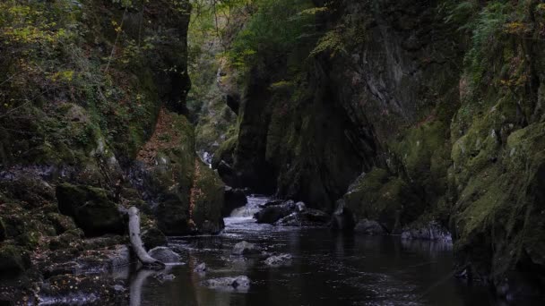 Peri Glen Vadisi Ndeki Snowdonia Wales Bakıyorum Kilitli — Stok video