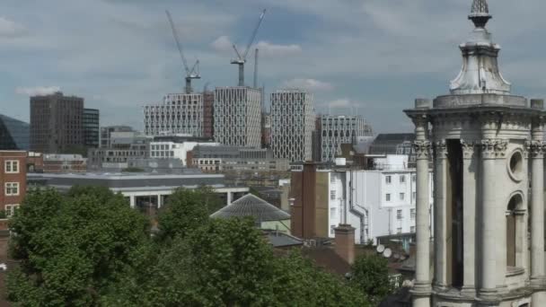 Widok Dach Pobliżu John Smith Square Victoria Londynie Prawy Pan — Wideo stockowe
