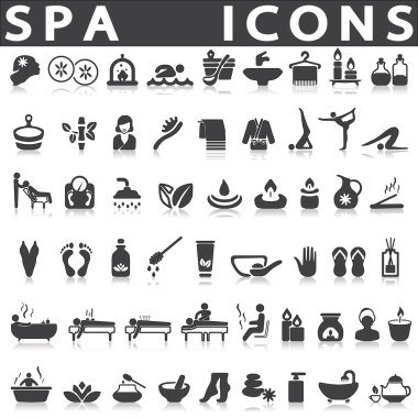 Spa Icons set 