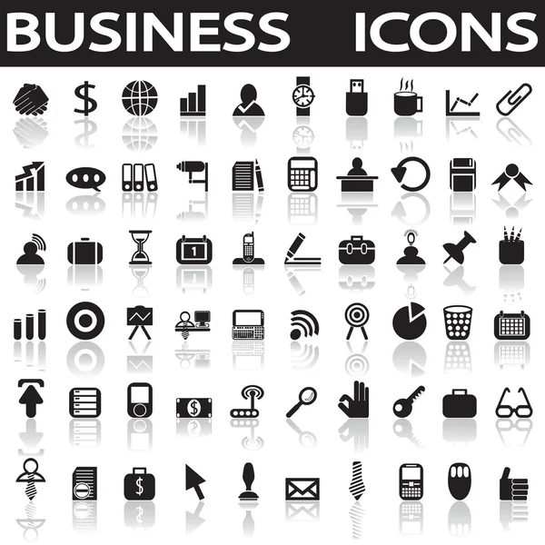 Üzleti ikonok — Stock Vector
