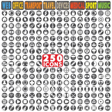 250 simge