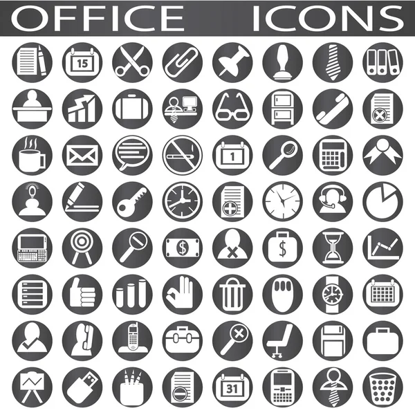 Office icons — Stock Vector