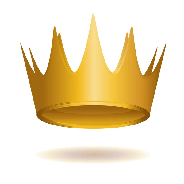 Золотая корона, вектор — стоковый вектор