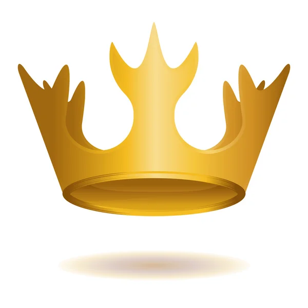 Golden crown — Stock Vector